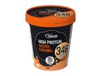 Gelatelli high protein ice cream, salted caramel flavour.