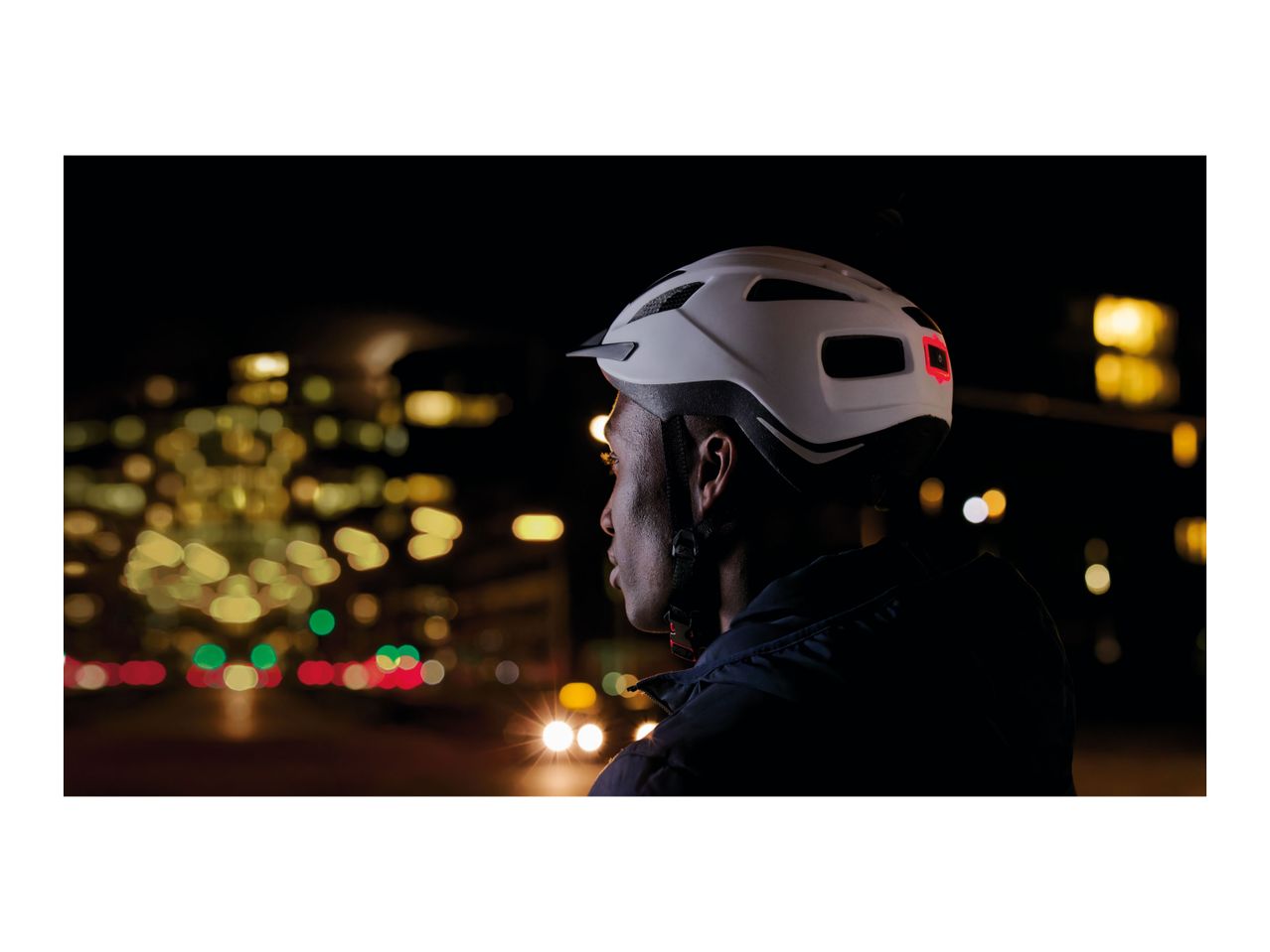 Go to full screen view: Crivit Bike Helmet with Rear Light - Image 8