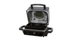 SilverCrest electric grill with two trays.