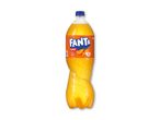 Stor flaske appelsinsodavand med 5% frugtjuice og ny smag