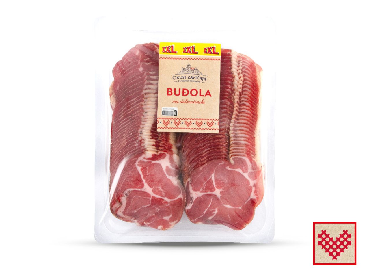 Pakiranje rižola, talijanske suhe šunke.