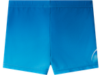 Calções de banho azuis com gradiente de cor e motivo abstrato