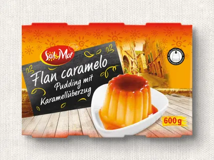 Sol & Mar Flan caramelo