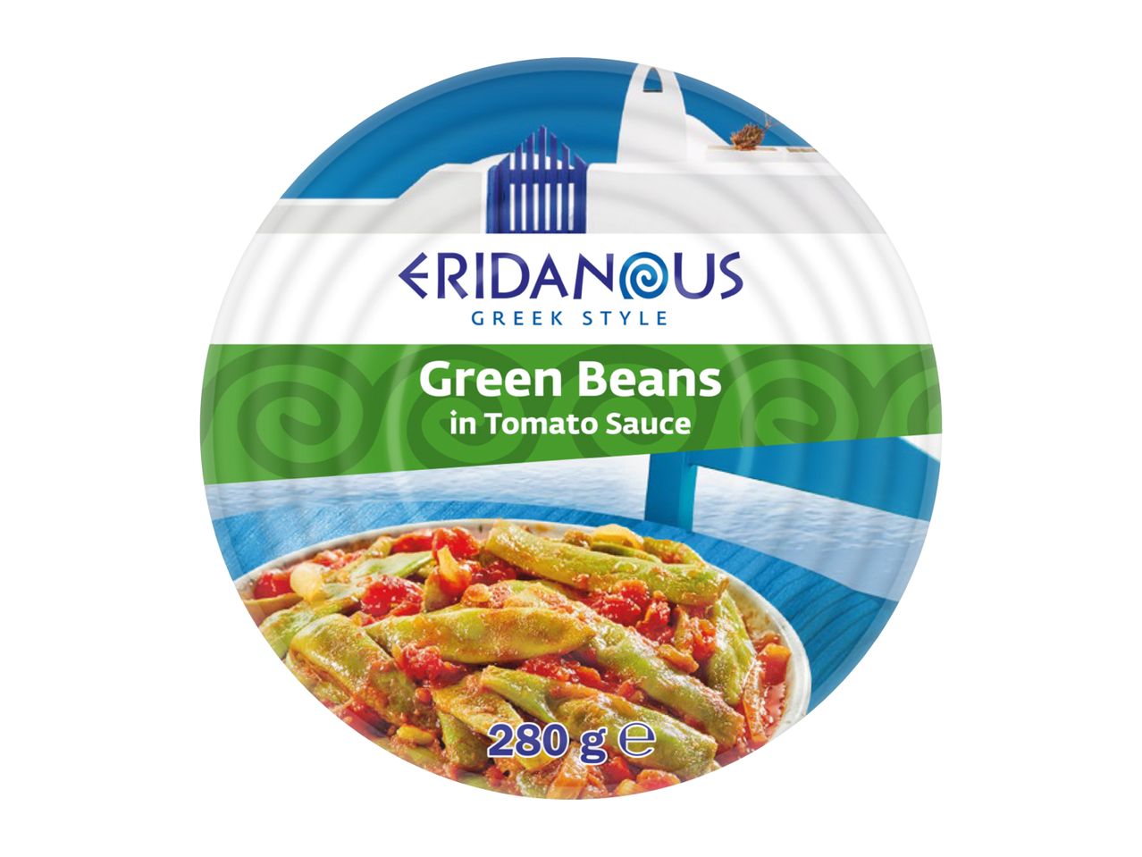 Eridanous Greek Style Green Beans in Tomato Sauce, 280g
