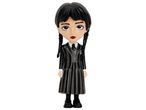 Wednesday Addams figurine in a striped suit