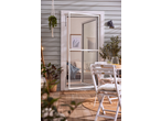 Porta mosquiteira de alumínio LIVARNO num terraço com mobiliário de exterior.