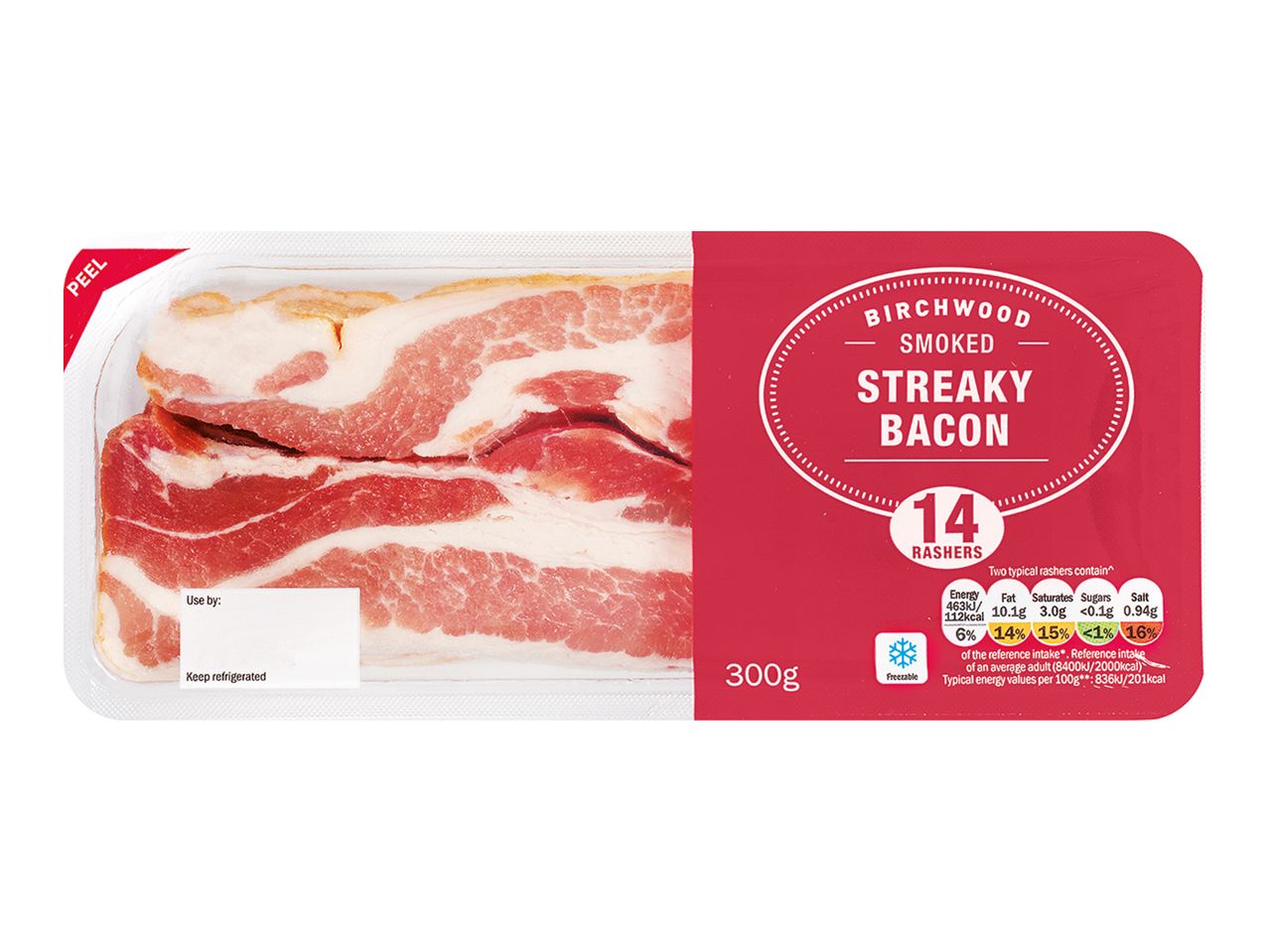 Go to full screen view: Birchwood Streaky Bacon Assorted - Image 2