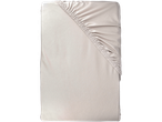 LIVARNO home Microfibre Jersey Fitted Sheet in light beige