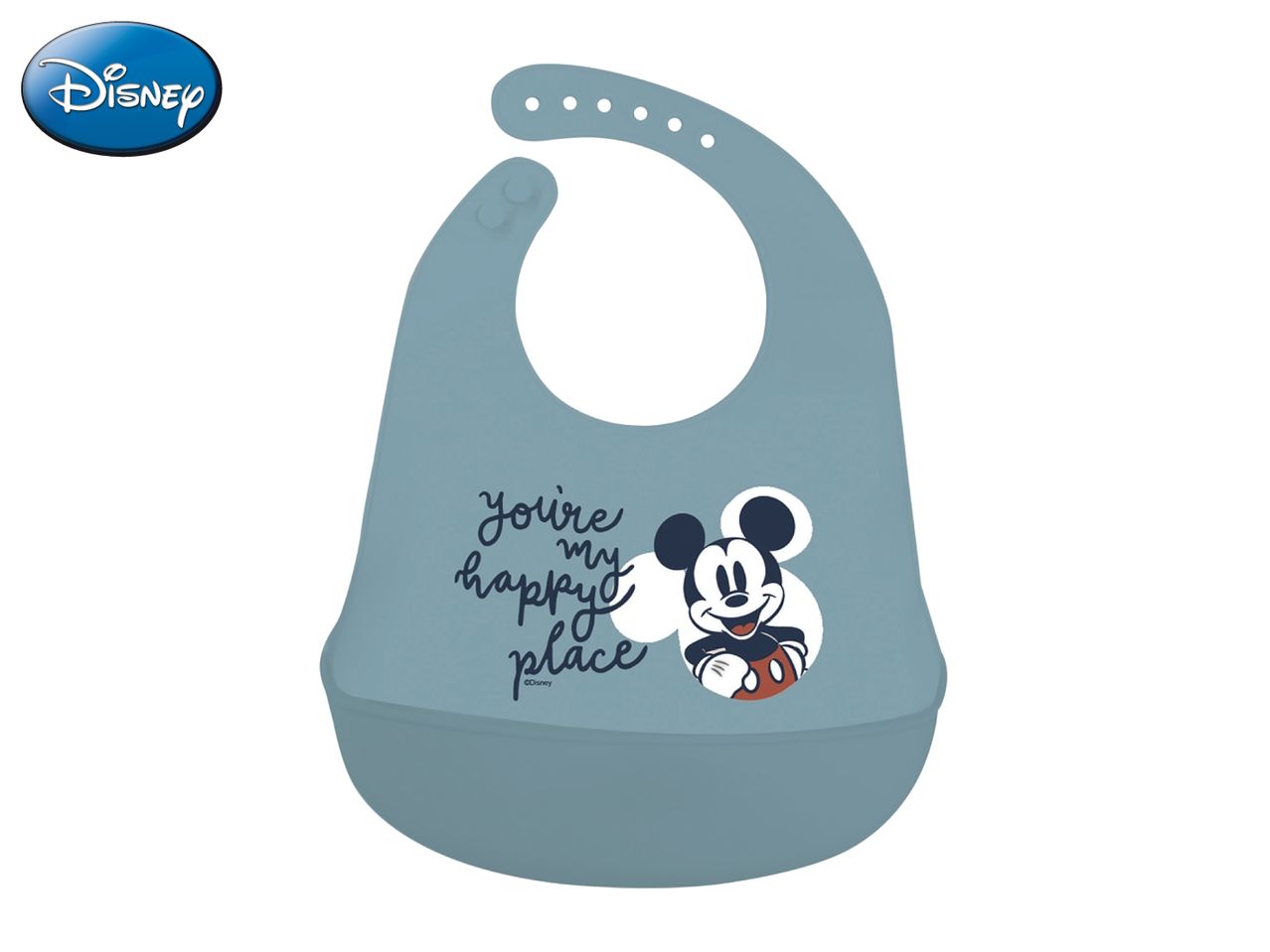Disney Blue Baby Silicone Bib