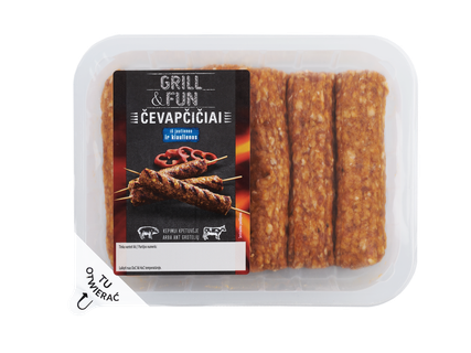 Užkandis „Čevapčičiai“, 500 g