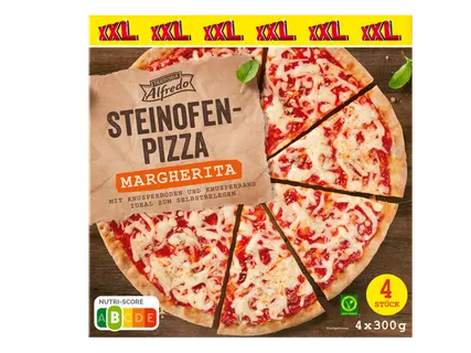 Trattoria Alfredo Steinofenpizza Margherita XXL