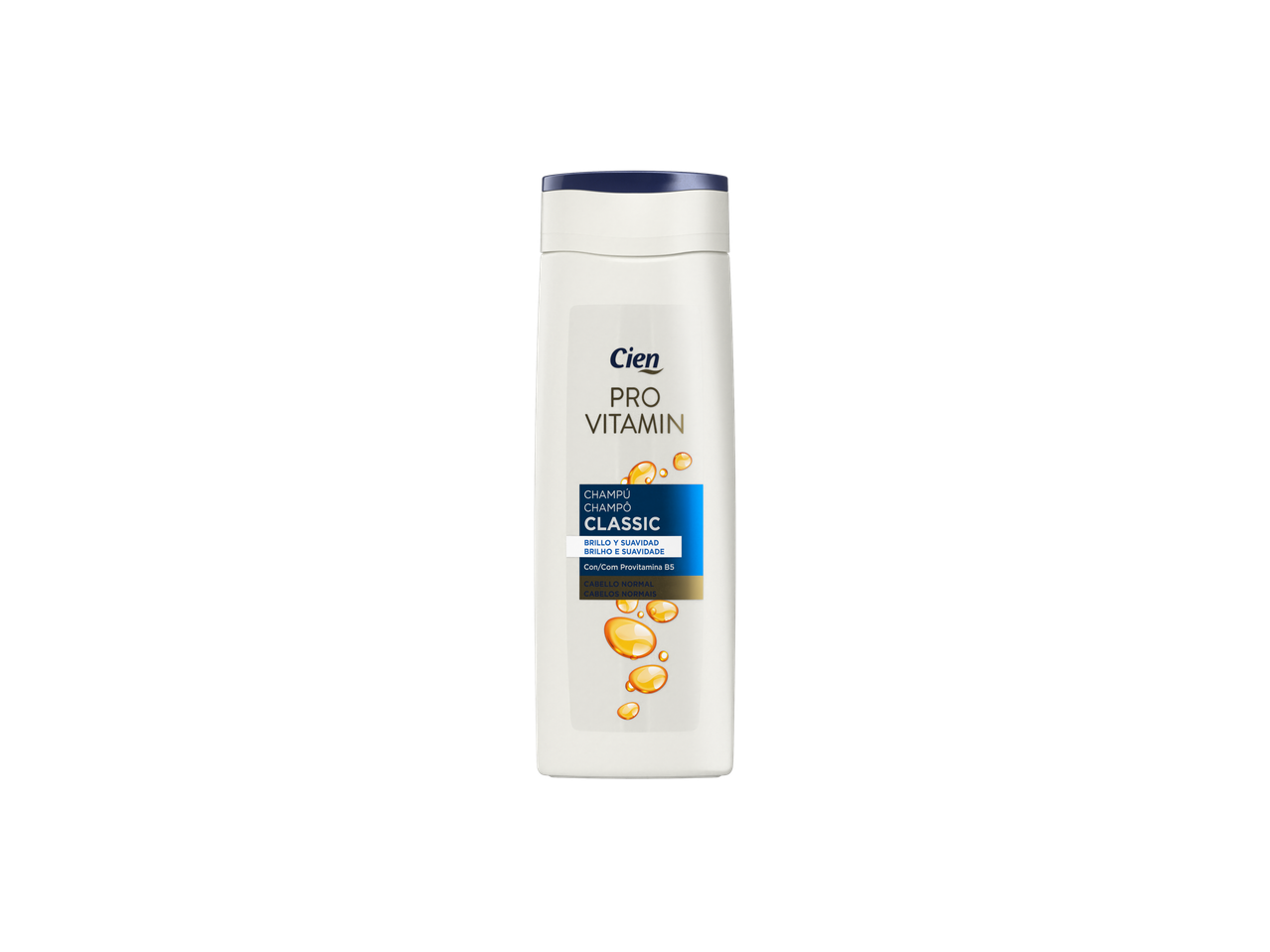 Champô Cien Pro Vitamin Classic para cabelo normal.