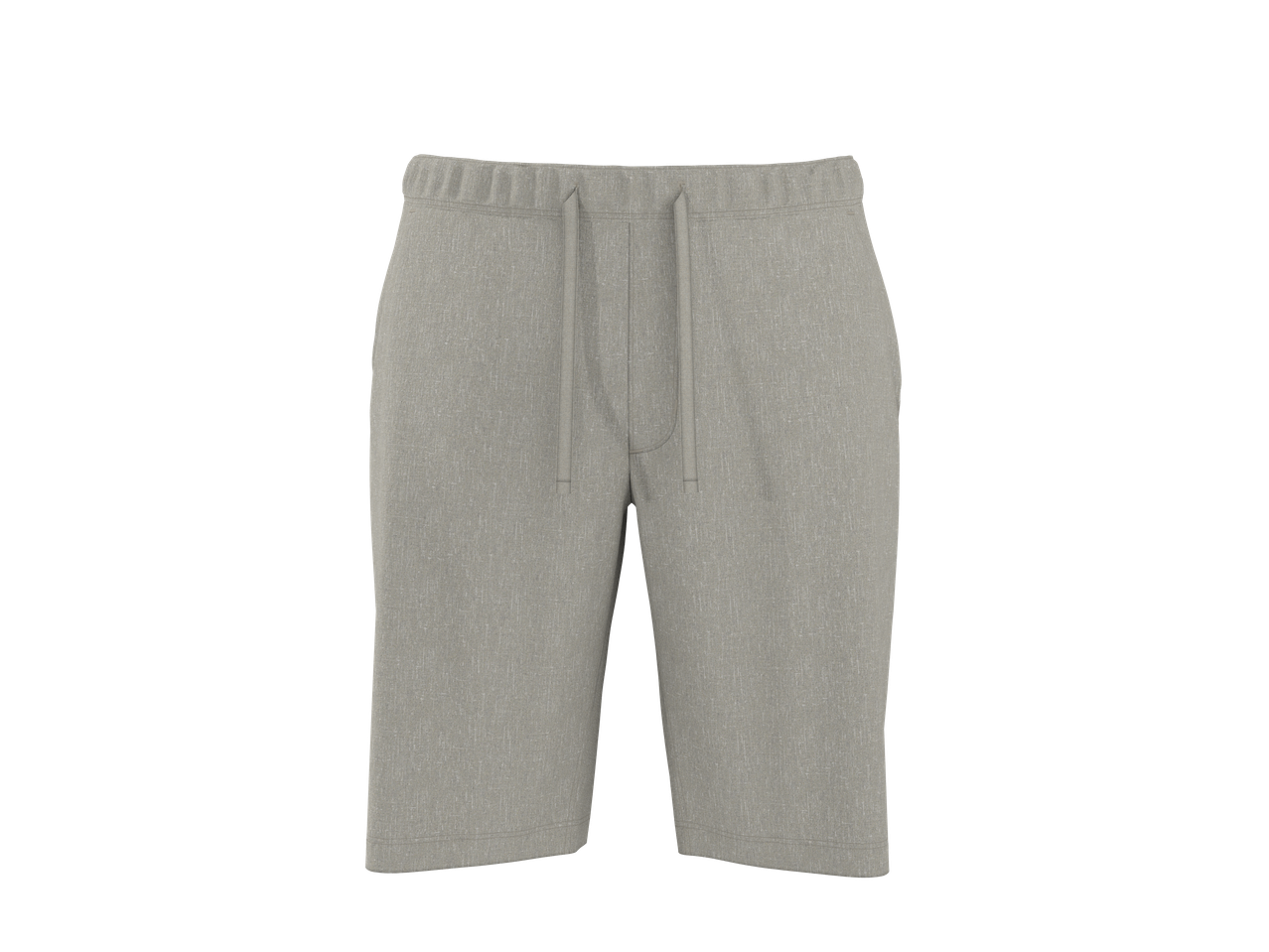 Calções bermuda masculinos ESMARA MEN cinza claro com cordão.