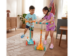 Two children playing with Paw Patrol scooters.