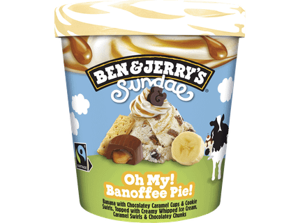 BEN&JERRY'S Jäätis Oh My! Banoffee Pie!