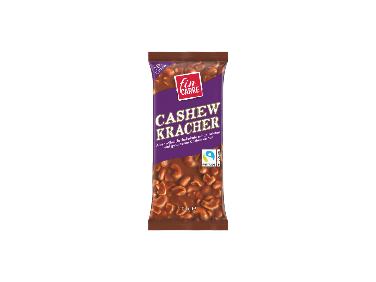 Tafelschokolade Cashew Kracher