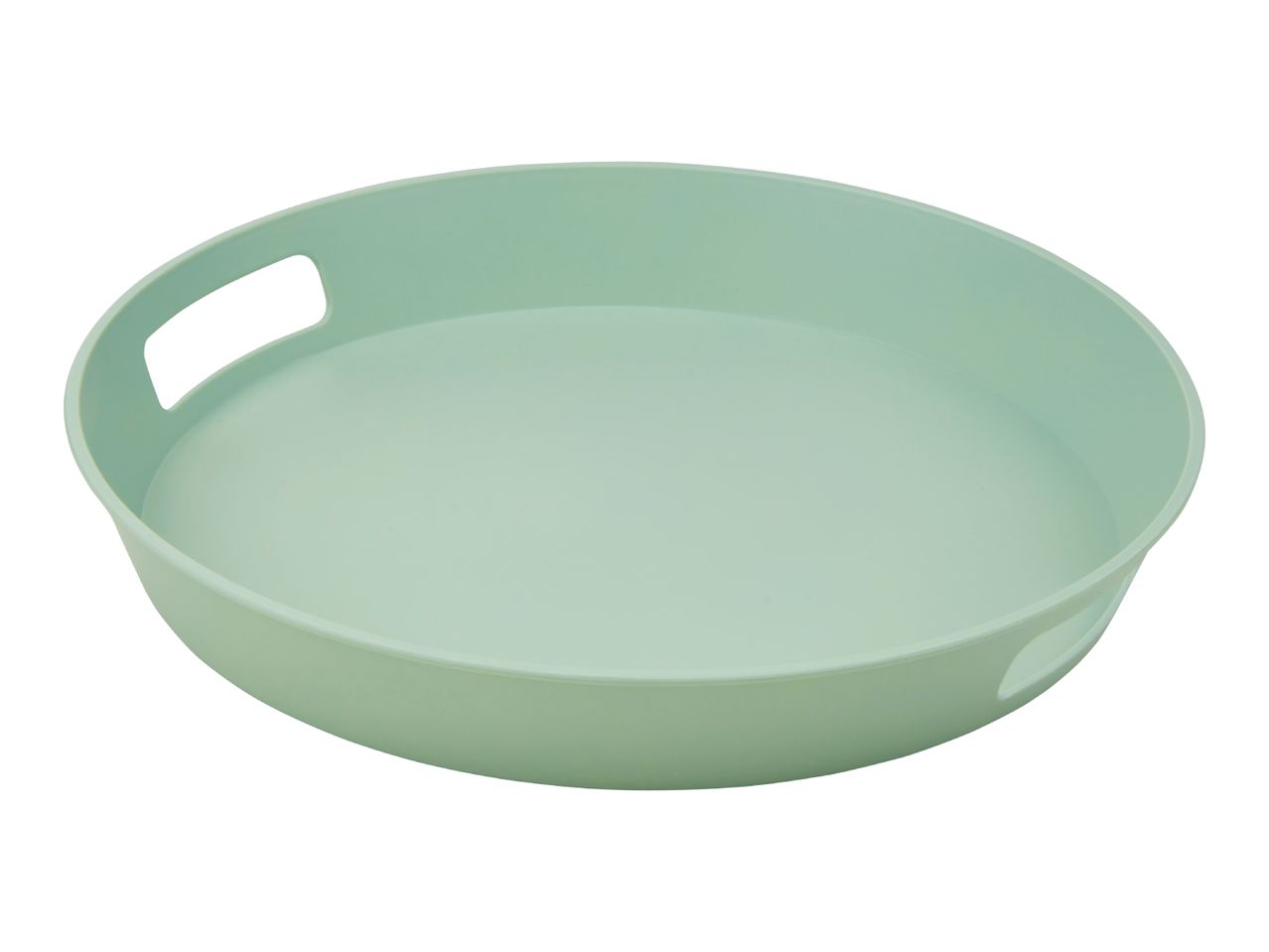 Silvercrest Green Round Serving Tray