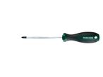 Parkside screwdriver with a black and green handle and a silver shaft.