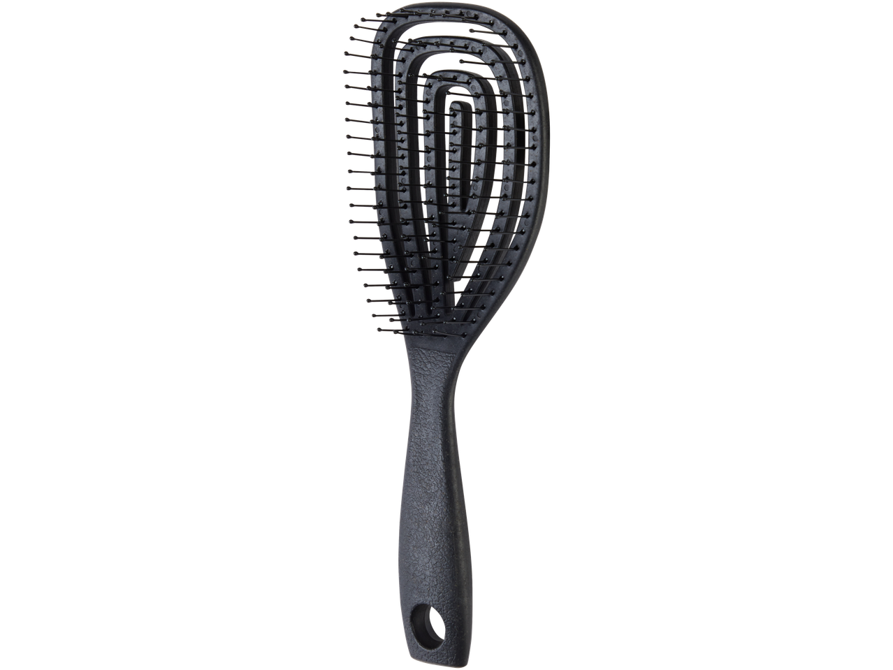 Cien BEAUTY juuksehari, must, ventileeritud disainiga.