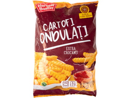 Cartofi prăjiți ondulați, pentru cuptor