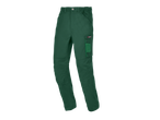 Parkside® Men's Work Trousers in dark green with multiple pockets and knee reinforcement.