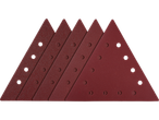 Conjunto de folhas de lixa triangulares com diferentes granulações