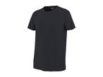 Dark grey men's short-sleeved t-shirt with a round neck, size M.