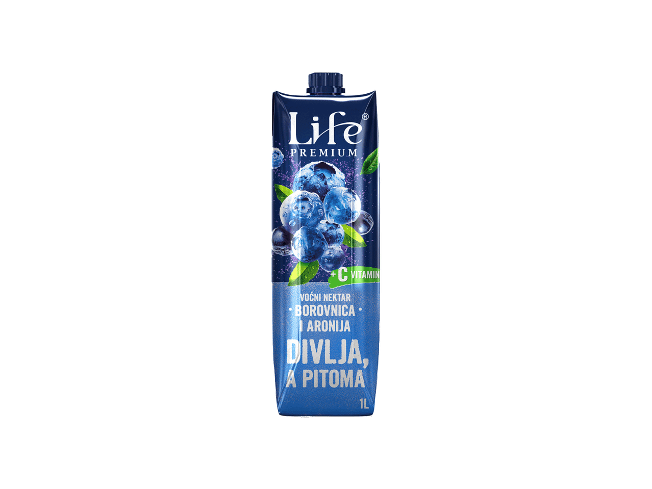 Plavi nektar od borovnice i aronije sa vitaminom C, 1L.