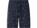 Pantaloni scurți de pijama ESMARA MEN bleumarin cu model de valuri.