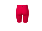 CRIVIT muški sportski šorts u jarko crvenoj boji sa crnim logom na leđima.