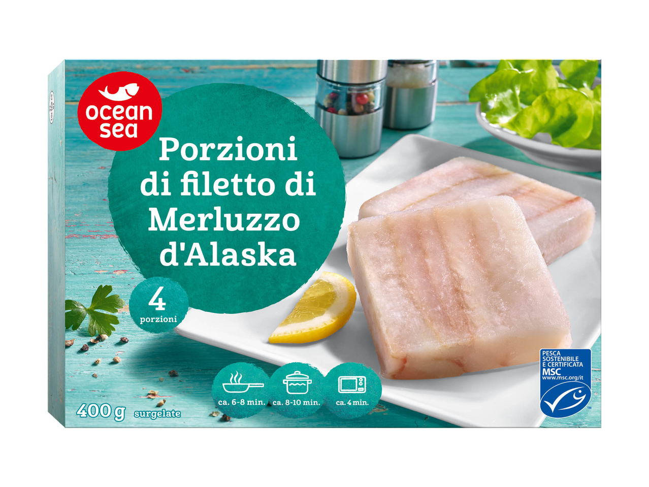 Filetto di merluzzo d’Alaska