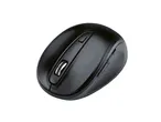 Egy fekete Logitech vezeték nélküli egér.