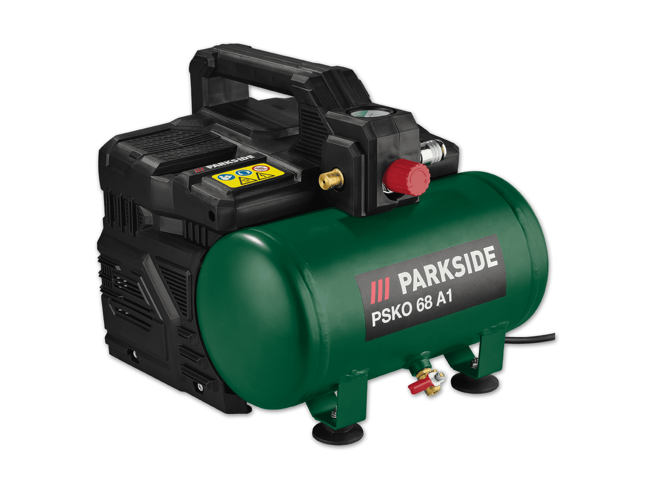 Ein Parkside PKP 600 Mini-Kompressor.