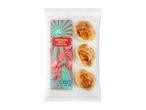 Pack of mini pizza rolls with salami, showing cooking instructions and weight.