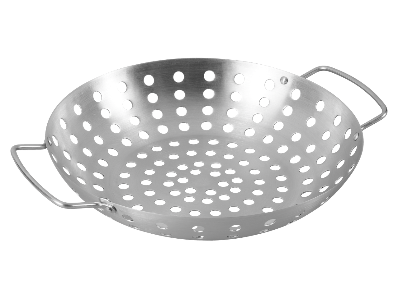 Tavă/ tigaie grill GRILLMEISTER perforată, ideală pentru legume și alimente mici