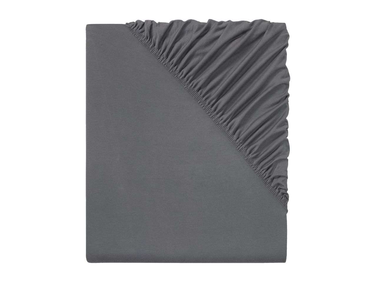 Go to full screen view: Livarno Home Jersey Fitted Sheet - King - Image 2