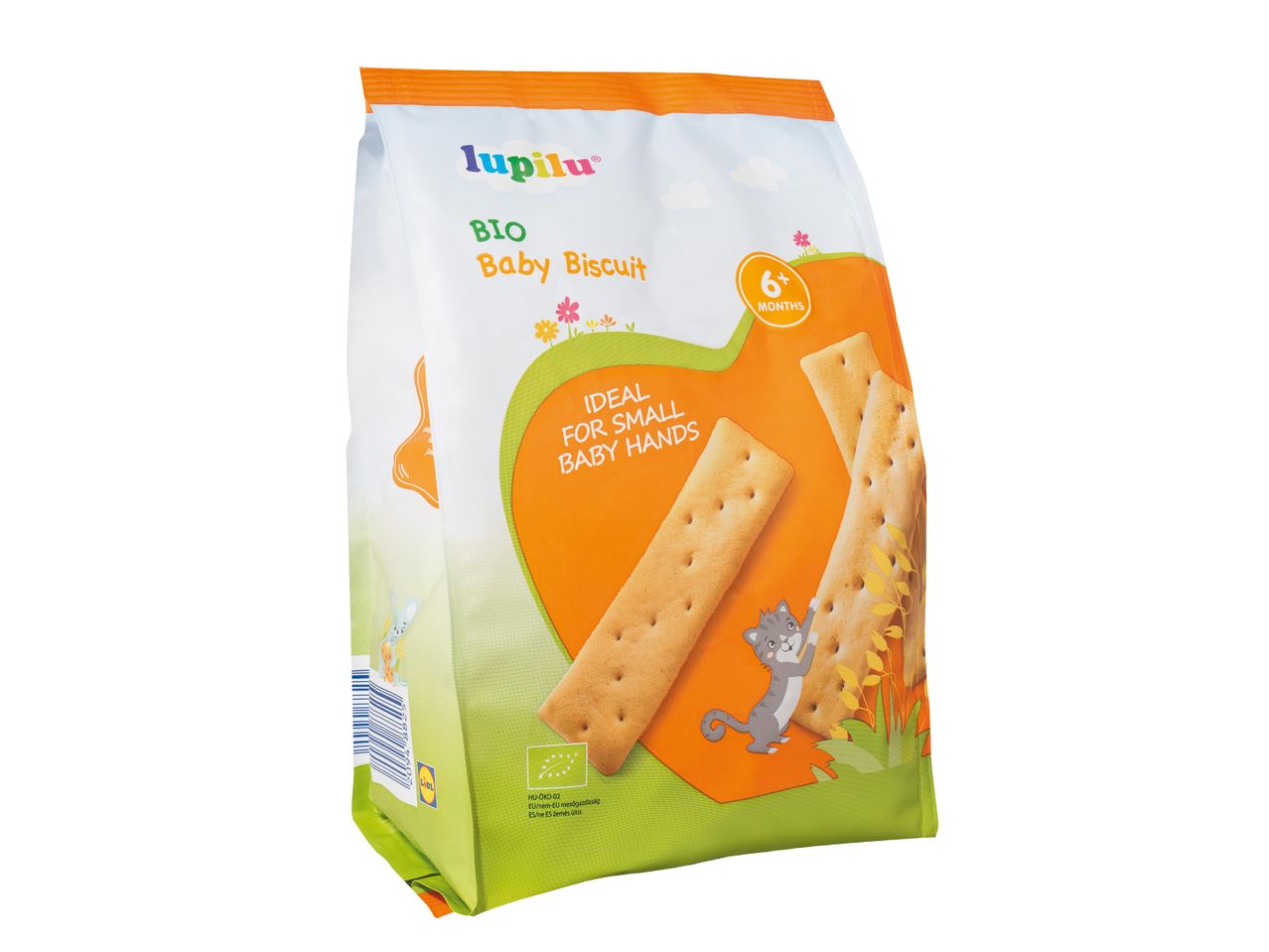 Lupilu bio bébi keksz, ideális kis kezeknek.
