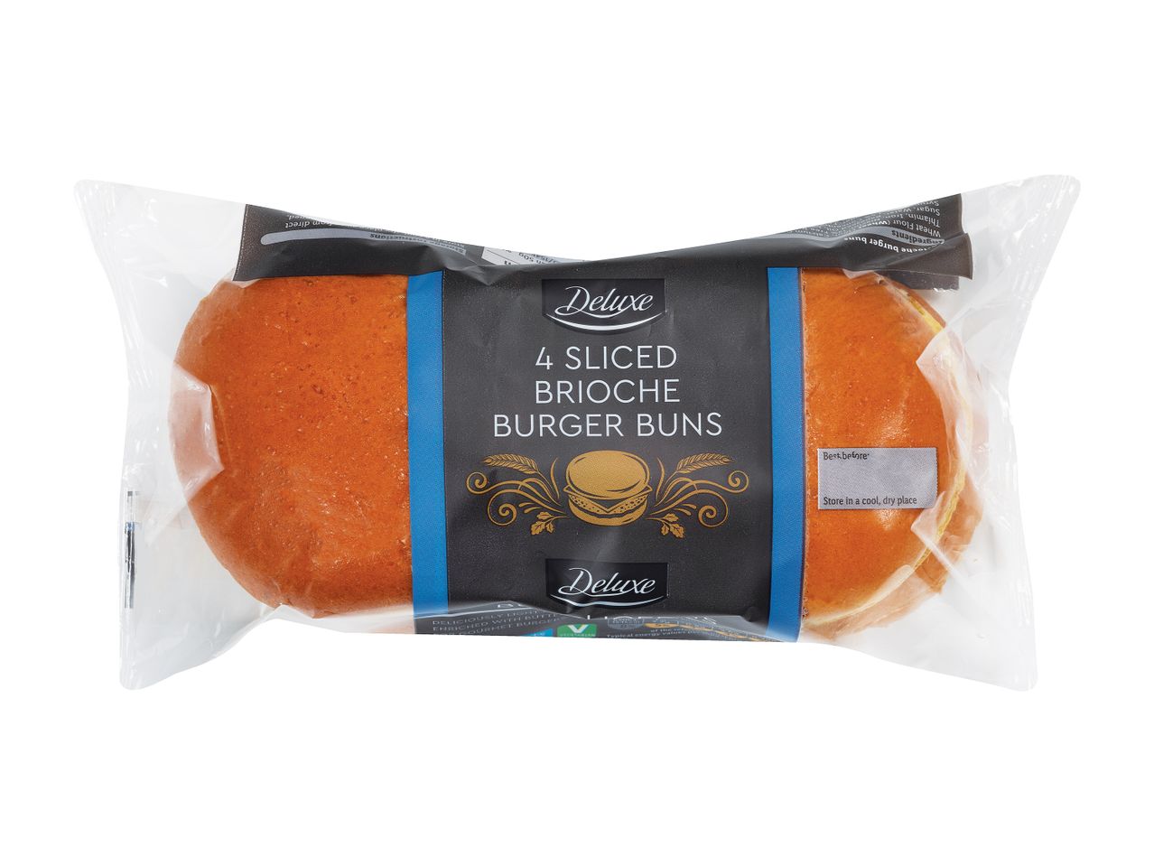 Go to full screen view: Deluxe Brioche Burger Buns Assorted - Image 1