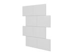 White subway tile peel and stick backsplash
