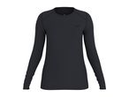 Women's black long-sleeved functional top