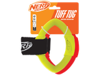 Brinquedo Nerf Dog Tuff Tug, um anel de puxar para cães.