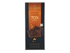 Pure chocolade met karamel en 70% cacao.