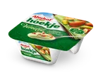 Pistache-amandel yoghurt met krokante amandelen, wereldeditie.