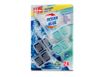 UHU5 Ocean Blue toiletblokjes: 4 toilet reinigingsblokjes.