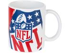 Tazza da caffè NFL a tema patriottico americano.