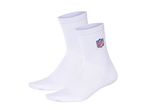 Due paia di calze bianche con logo NFL.