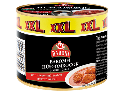 Baromfi húsgombóc paradicsomártásban