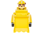 Figurine PAW Patrol Rubble dans un bulldozer jaune