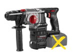 Akumulatorska udarna bušilica s pomoćnom ručkom i mjeračem dubine, bez baterije.