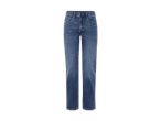 Eine Jeanshose in mittlerer Waschung.